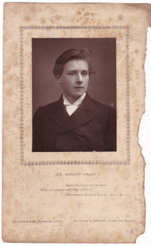 Gordon Craig (Son of Ellen Terry) Barraud, 1890. Carbon