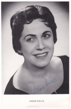 Irene Dalis. Signed photo