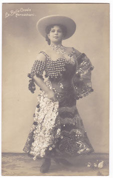 Josephine Morcashani. La Belle Creole. Female baritone. Male impersonator