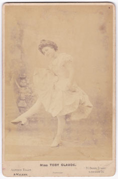 Toby Claude. Alfred Ellis & Walery. Cabinet photo