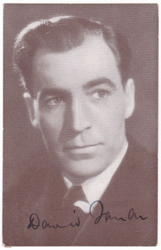 David Farrar. Signed photocard