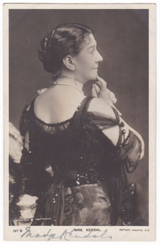 Madge Kendal. Rotary 197 B. Signed postcard