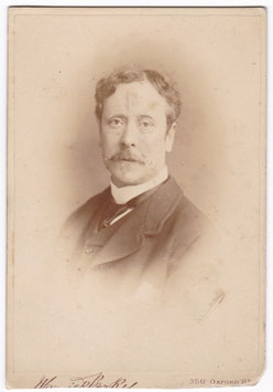 Fred Charles. Warwick Brookes, Manchester, rare cabinet photo