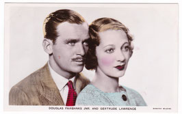 Douglas Fairbanks Jr and Gertrude Lawrence. Film Partners PC 119