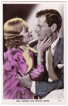 Joel McCrea and Marian Nixon. Film Partners PC 122