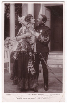 Lily Elsie. Robert Evett "The Merry Widow" Rotary 3295 c