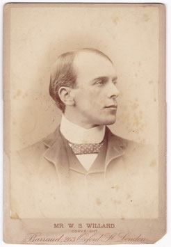 W S Willard. Barraud cabinet photo