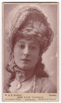 Kate Vaughan. W & D Downey. CDV