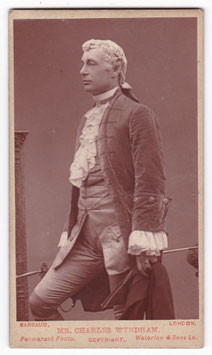 Charles Wyndham "David Garrick" Barraud. Taunus ad. CDV