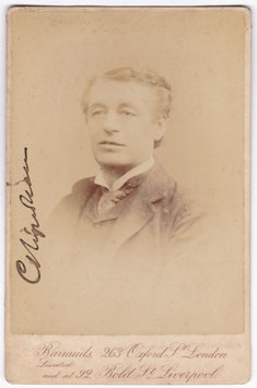 Charles Wyndham. Barraud. Signed cabinet photo