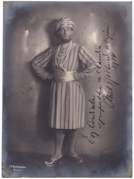 Louis Richard. Théâtre de la Monnaie. Signed and inscribed photo dated 1934