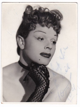 Rose. Photograph by Yvonne, Charing Cross Road. Signed photo