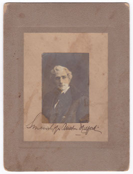 Alfred Austin (Smith) Melford (1855-1908) Signed photo