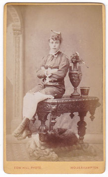 Letty Lindon. Edw. Hill, Wolverhampton. CDV
