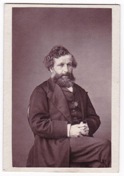 George Hammond Whalley. Lawyer and Liberal Party politician. Woodburytype CDV