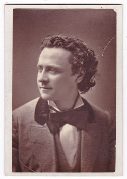 Mario Widmer. Tenor. Woodburytype CDV
