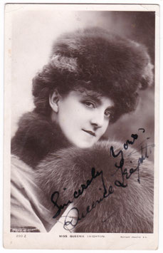 Queenie Leighton. Rotary 220 Z. Signed postcard