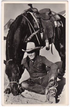 Allan Rocky Lane. Republic Star postcard