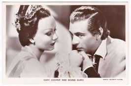 Gary Cooper and Sigrid Gurie. Film Partners P 247