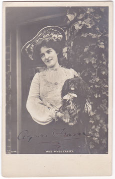 Agnes Fraser. FHL 2249. Signed postcard