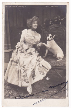 Decima Moore "My Lady Molly" Tucks 15-1. Signed postcard