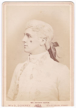 Hayden Coffin as Harry Sherwood "Dorothy" Gaiety Theatre, 1886.