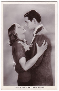 Clark Gable and Greta Garbo. Film Partners P 17