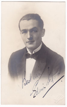 Edwin Styles. Signed S Georges photocard