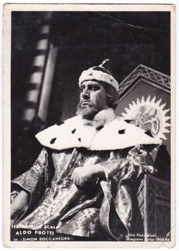 Aldo Protti "Simon Boccanegra" La Scala. Piccagliani