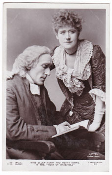 Henry Irving. Ellen Terry "The Vicar Of Wakefield" Beagles G 185