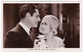 Warner Baxter and Joan Bennett. Picturegoer P 48