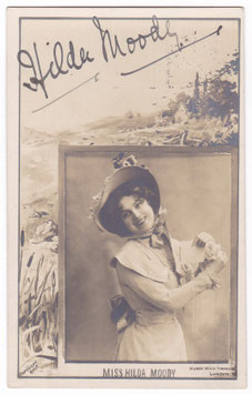 Hilda Moody. Ellis & Walery. Signed postcard