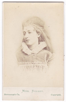 Clara Rousby as Princess Elizabeth ''Twixt Axe and Crown" London Stereoscopic CDV (b)