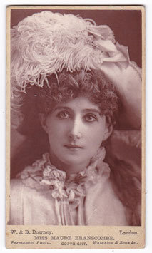 Maud Branscombe. W & D Downey. CDV