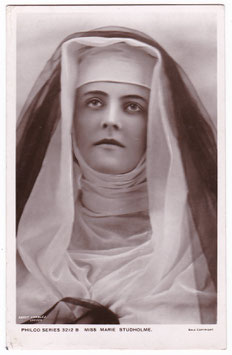 Marie Studholme as nun, facial study. Philco 3212 B