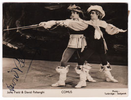 David Paltenghi "Comus" Signed mini photocard