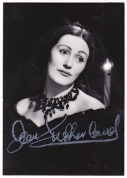Joan Sutherland "Beatrice di Tenda" Signed postcard