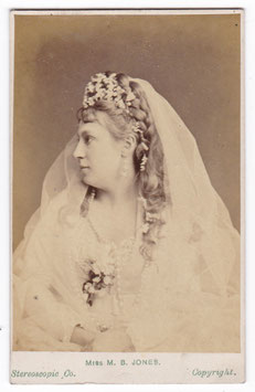 Miss M B Jones. London Stereoscopic. CDV