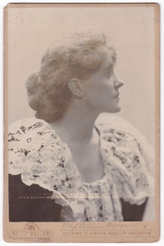 Evelyn Moore. Maid Of Honour to Queen Victoria. Bassano cabinet photo