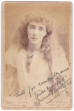 Maud Beerbohm Tree. W & D Downey. Signed cabinet photo