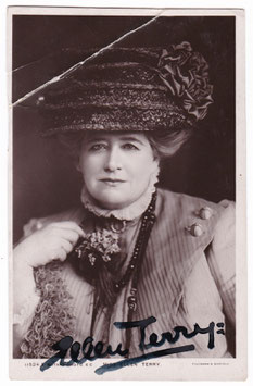 Ellen Terry. Rotary 11524 E. Signed postcard