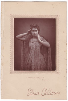 Eleanor Calhoun "Diplomacy" Barraud, 1885. Carbon