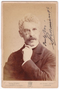 Squire Bancroft. Walery. Signed cabinet photo
