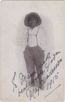 May Henderson. Comedienne. Signed postcard