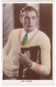 Gary Cooper. Picturegoer Colourgraph C 12