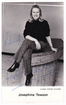 Josephine Tewson. Signed photo