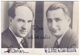 Rawicz and Landauer. Piano duo. Signed photo