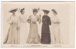 Monica Sayer. Lily Mills. Millie Legarde. Kitty Ashmead and Nellie Seymour "Sergeant Brue" Rotary 3221 D
