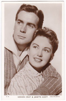 Vernon Gray and Janette Scott. Picturegoer D 795