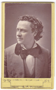 Mario Widmer. Tenor. Woodburytype CDV